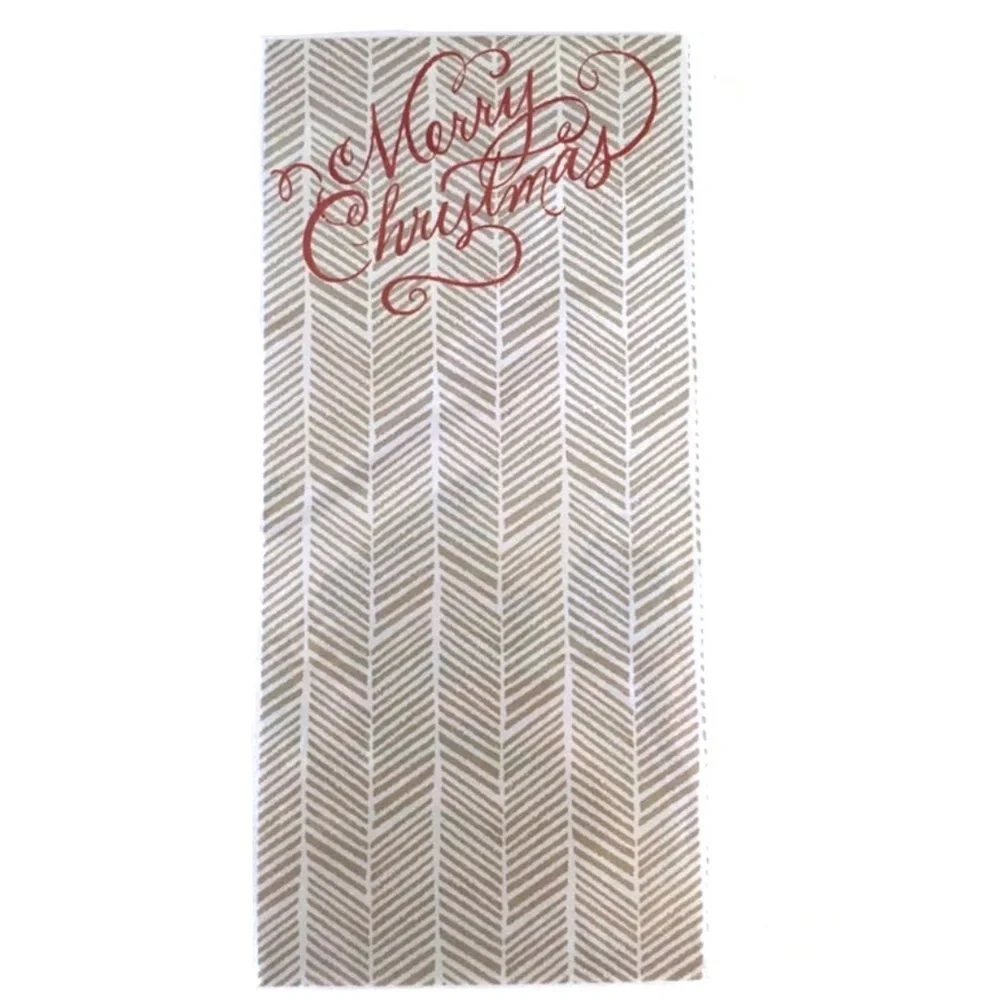 Christmas Stationery Set Planner Accessories List Pad Pens Plaid Page Flags
